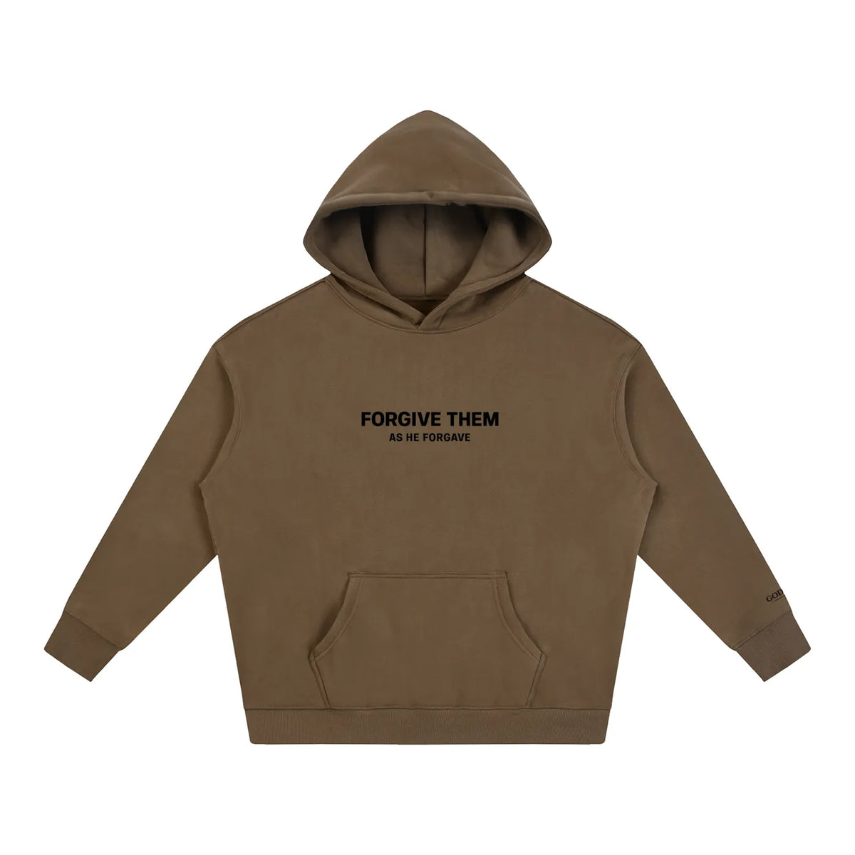 Forgive Oversize Fleeced Hoodie