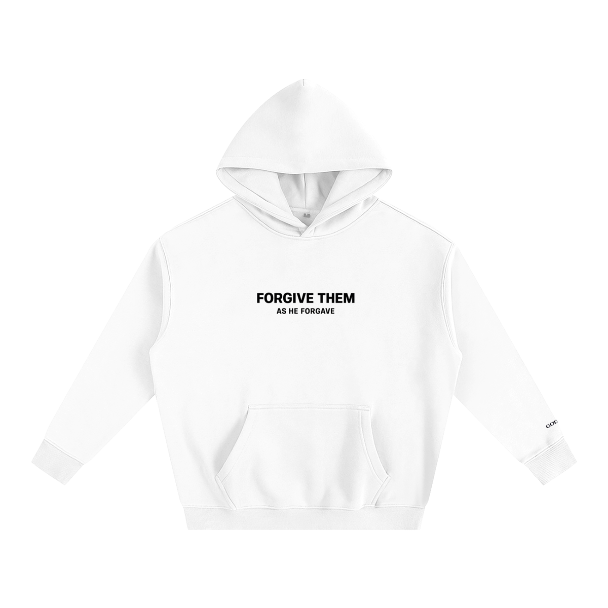 Forgive Oversize Fleeced Hoodie