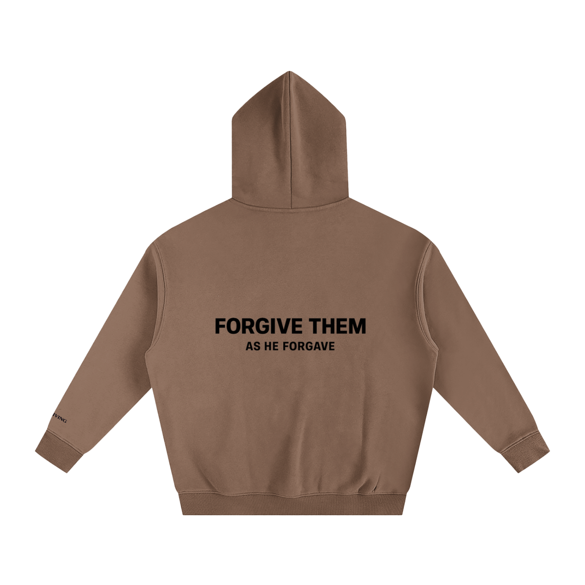 Forgive Oversize Fleeced Hoodie