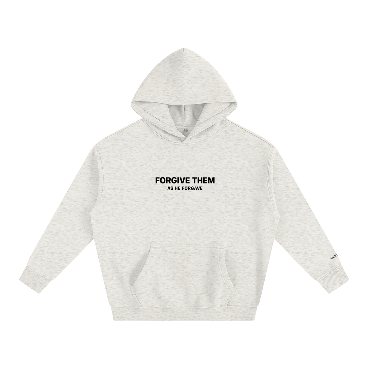 Forgive Oversize Fleeced Hoodie