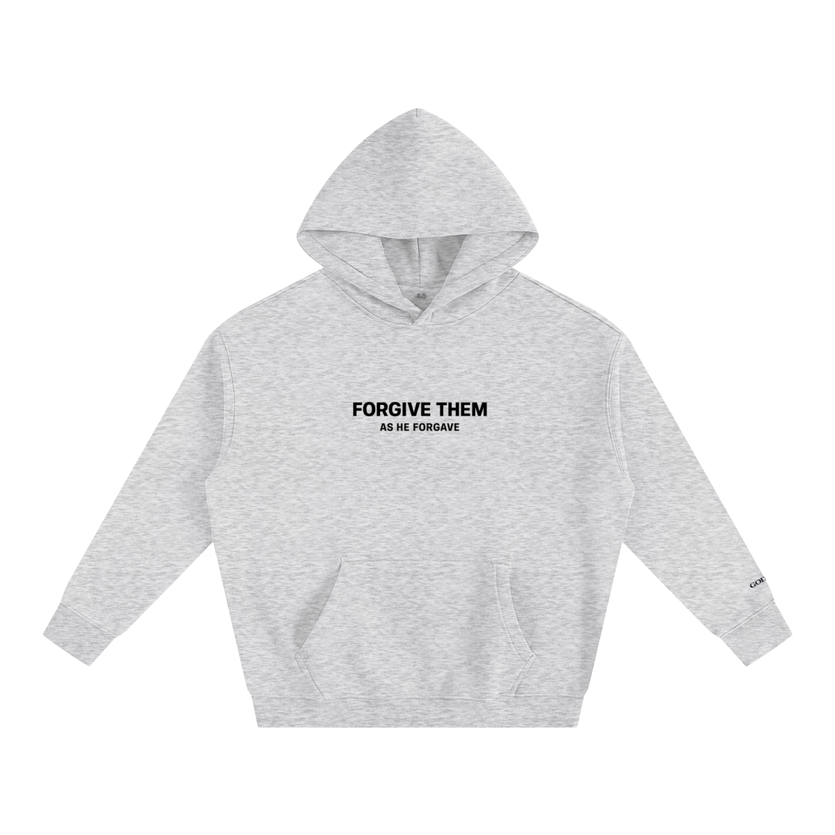 Forgive Oversize Fleeced Hoodie