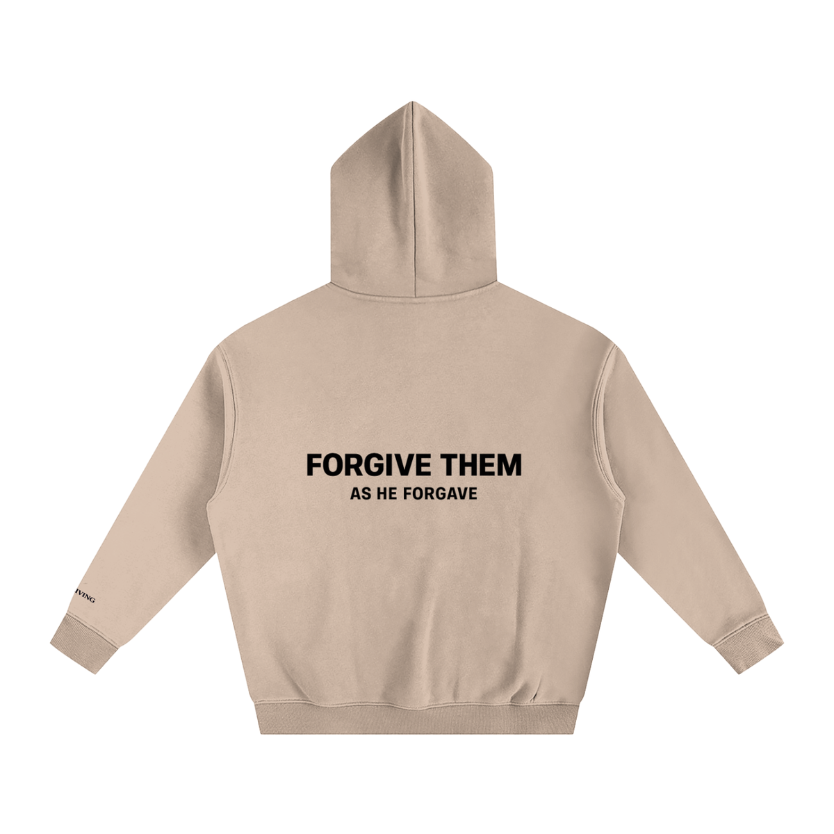 Forgive Oversize Fleeced Hoodie