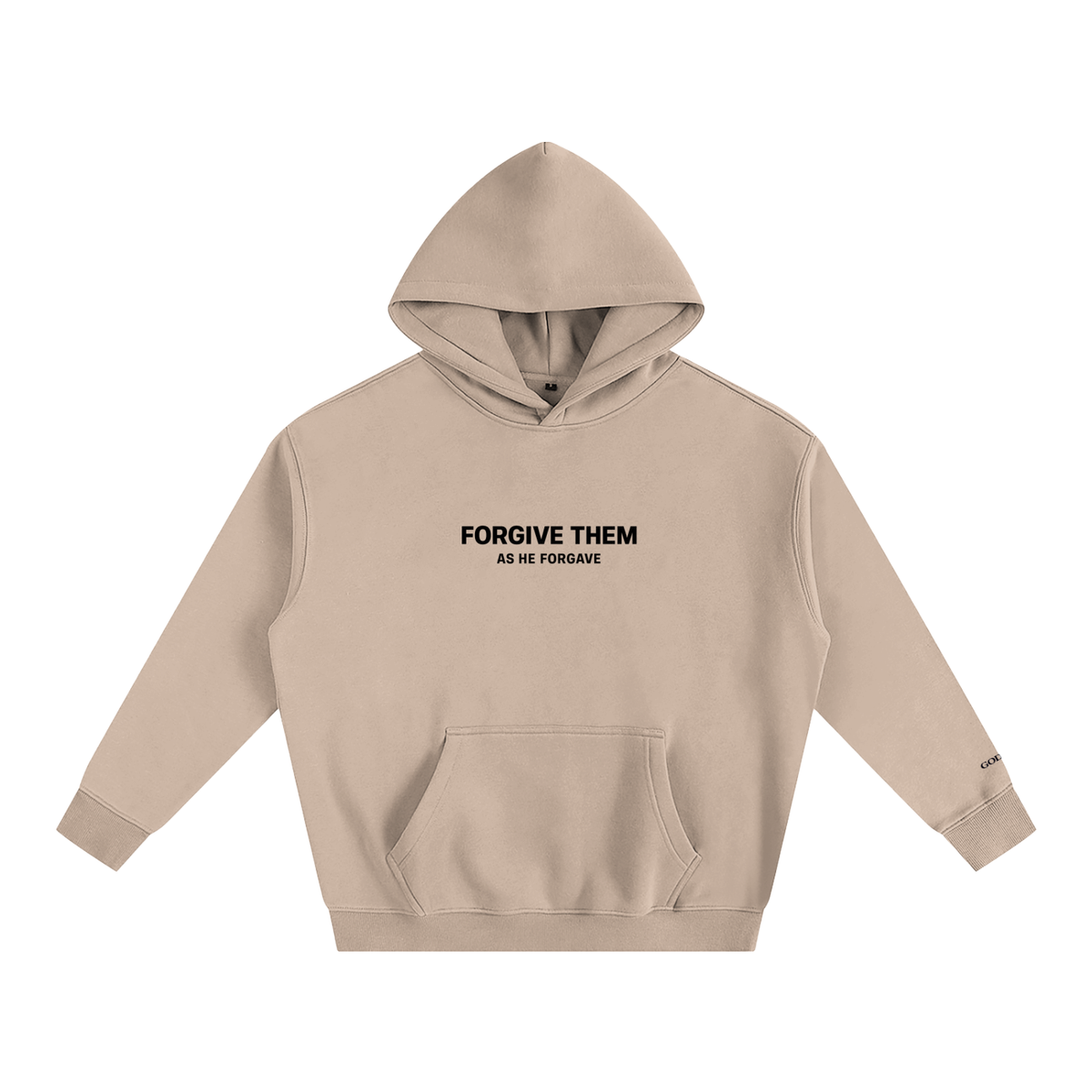Forgive Oversize Fleeced Hoodie