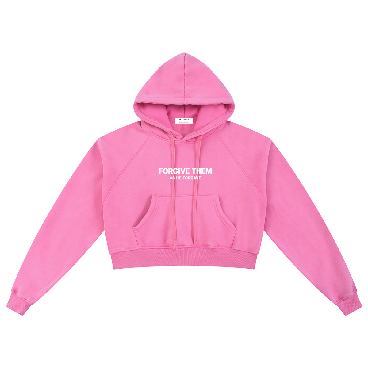 Forgive Them Snow Washed Christian Hoodie | GODLI LIVING