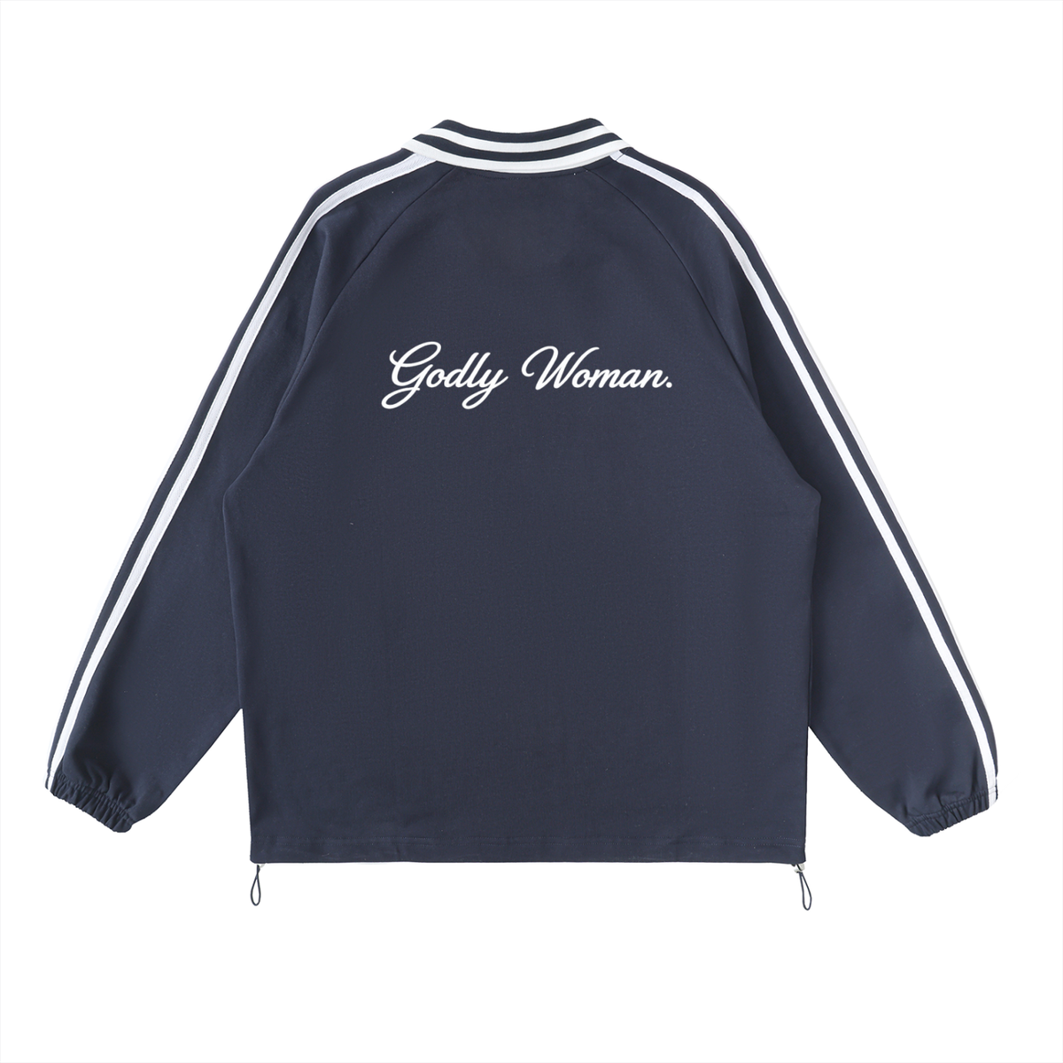 Godly Woman Lapel Collar Sweatshirt